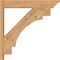 Ekena Millwork Merced Smooth Traditional Outlooker, Western Red Cedar, 5 1/2"W x 28"D x 28"H OUT06X28X28MRC01SWR - alternate 4